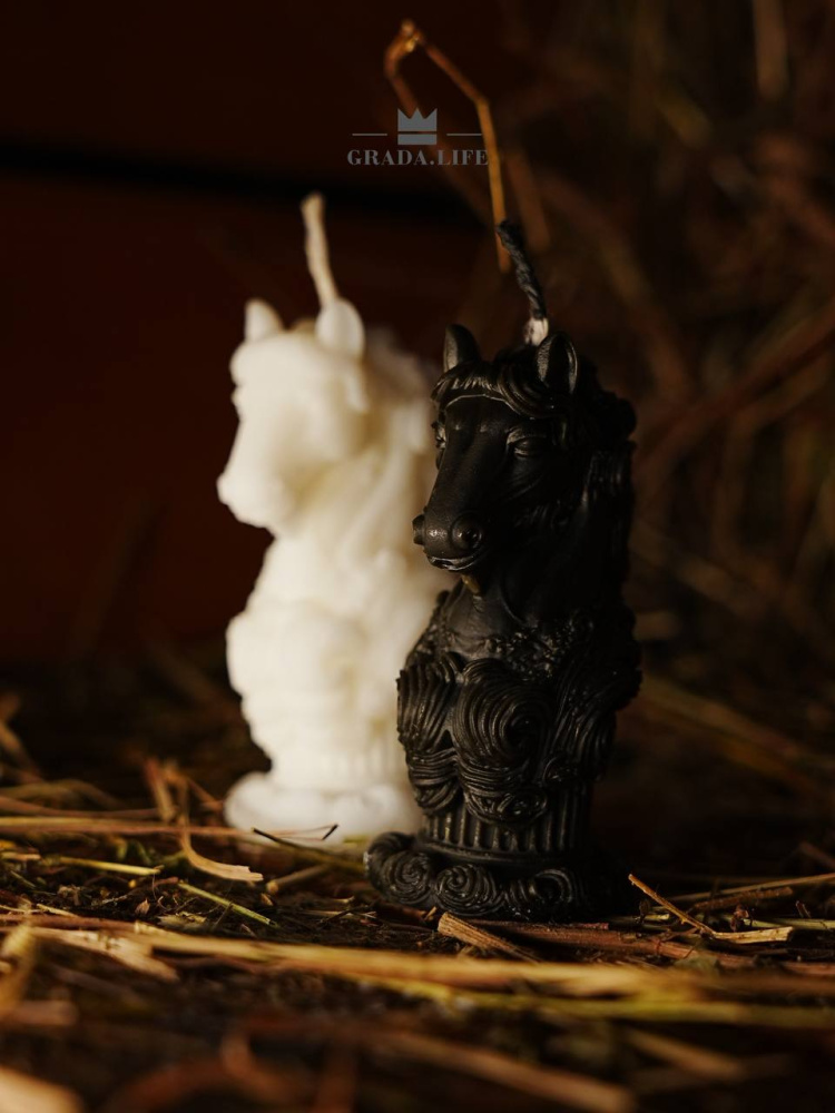 Свечи «ШАХМАТНЫЕ КОНИ. N2»