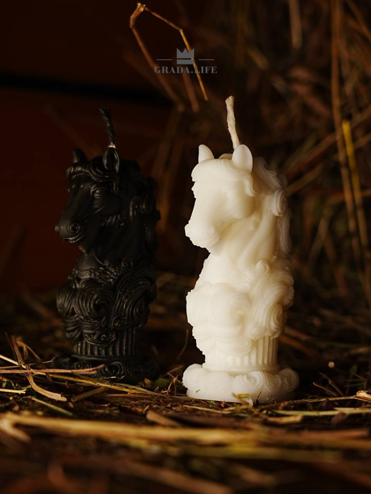 Свечи «ШАХМАТНЫЕ КОНИ. N2»