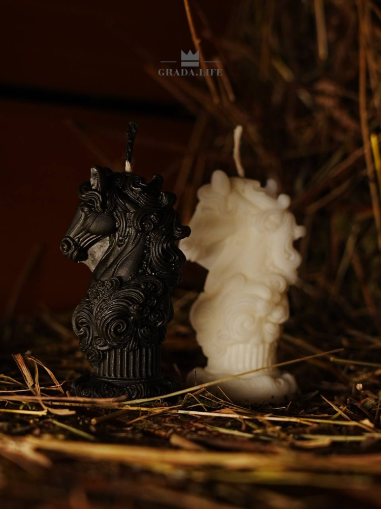 Свечи «ШАХМАТНЫЕ КОНИ. N2»