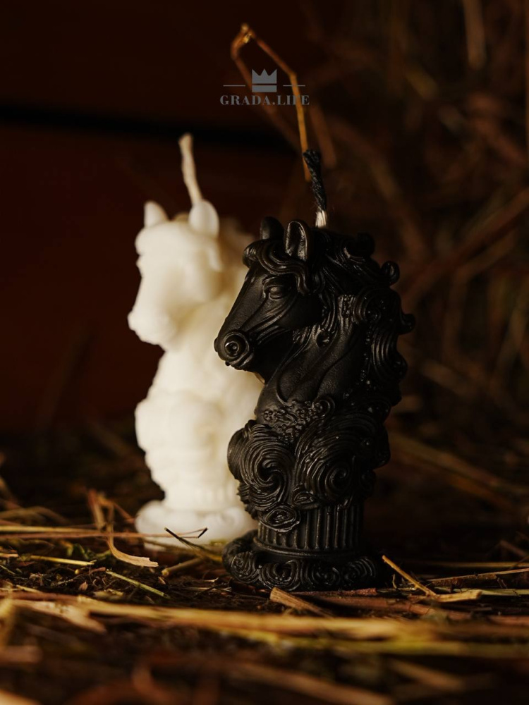 Свечи «ШАХМАТНЫЕ КОНИ. N2»