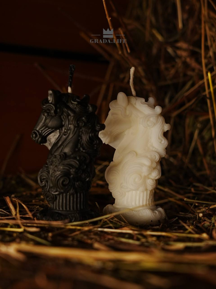 Свечи «ШАХМАТНЫЕ КОНИ. N2»